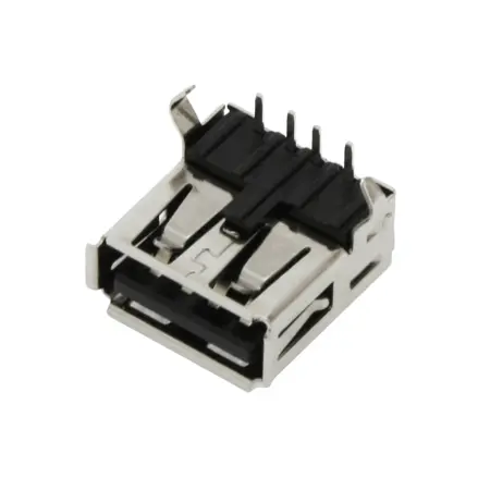USB zdierka typ A do DPS uhlová