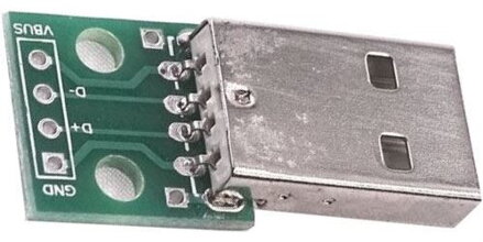 Konektor USB-A na plošnom spoji