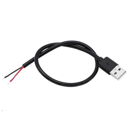 Kábel USB-A 50cm, iba napájanie