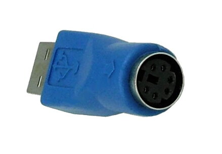 Redukcia USB-A konektor /PS2 zdierka
