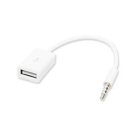 Redukcia USB zdierka / Jack 3,5mm 4-pol 15cm