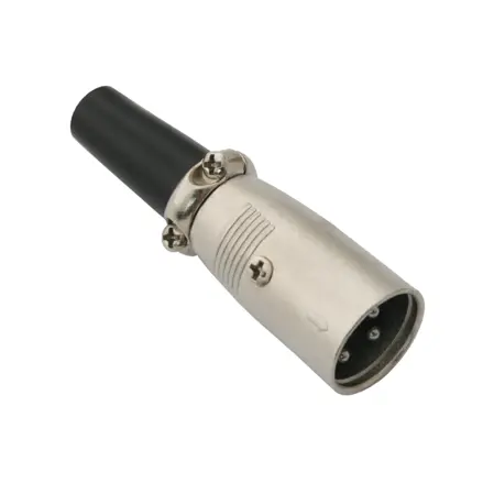 Mikrofónny konektor 3pin XLR na kábel rovný