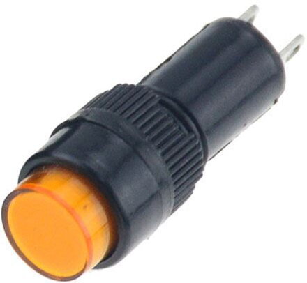 Kontrolka LED 230V oranžová, priemer 12mm