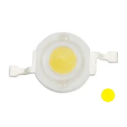 Výkonová LED dióda 3W teplá biela 3000K 160lm 120°, 3.2-3.6VDC