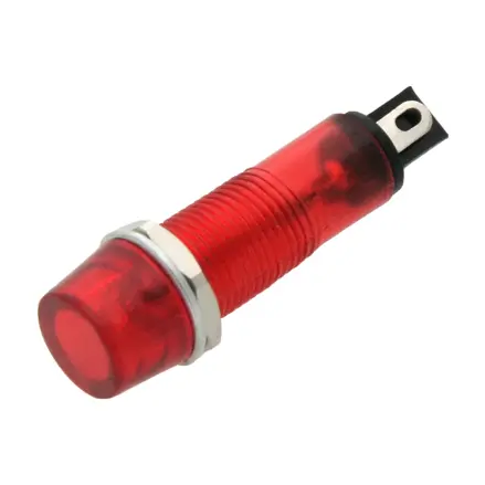 Kontrolná signálka 230V červená 9mm