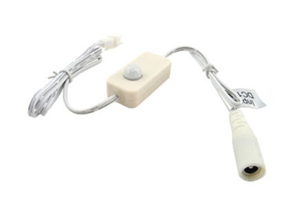 Priebežný PIR senzor pre LED pásiky 12V/3A biely