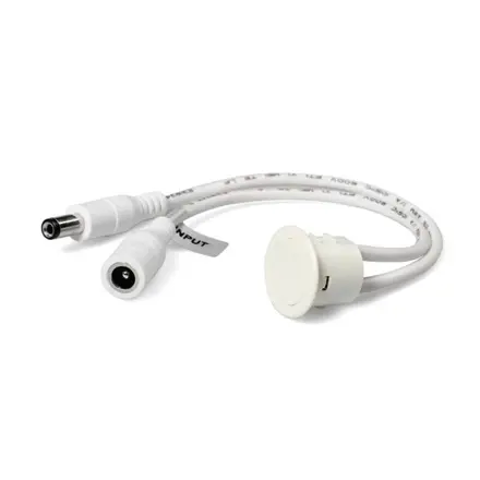 Zapustený stmievač pre LED pásy 12/24V 4A, biely