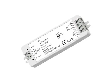 Prijímač pre RF LED stmievače ProV1 5-36V 8A 