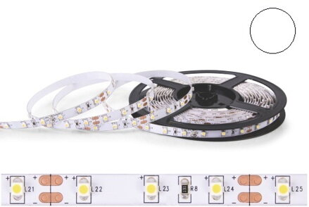 LED pásik SMD3528 12V 60LED/m IP20 biely studený (1m)