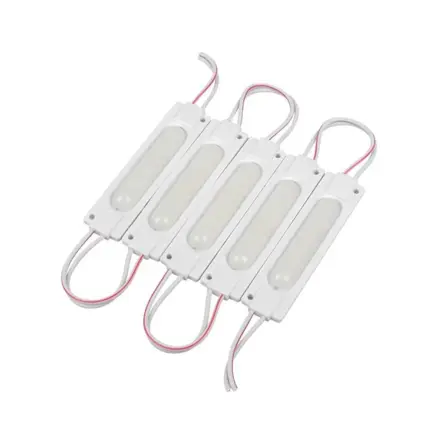 LED modul COB 8x2cm 12V studená biela (5ks)