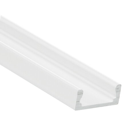 Hliníkový profil pre LED pásiky MICRO-ALU biely neeloxovaný (1m)