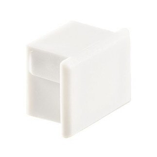 PVC záslepka pre profily PDS4-ALU bez otvoru, biela