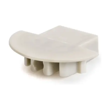 PVC záslepka pre profily MICRO-K s otvorom