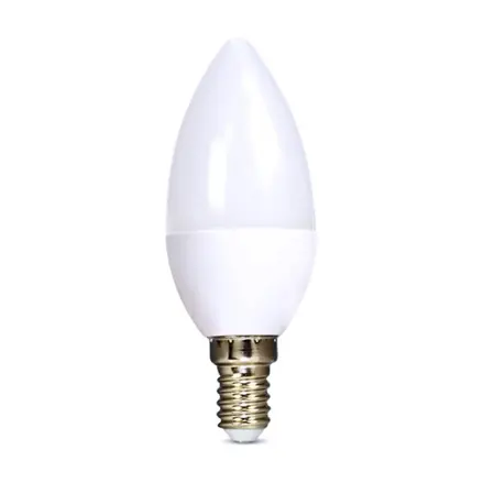 LED žiarovka E14 6W 4000K 510Lm, sviečka