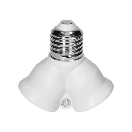 Adaptér pätice E27 / 2x E27