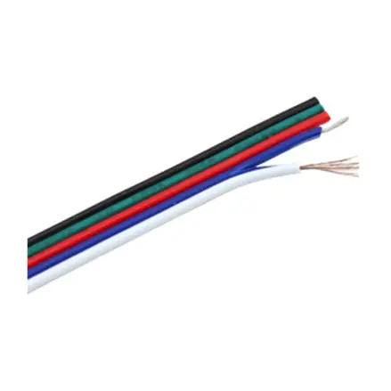 RGBW kábel pre LED pásiky 5x0.3mm2, 1m