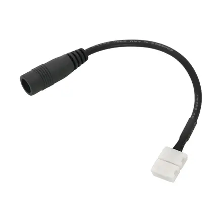 Konektor pre LED pásiky 8mm s DC zdierkou na kábli