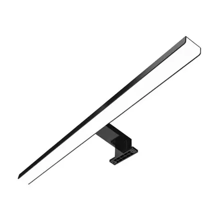 LED kúpeľnové svetlo nad zrkadlo 3v1, 12W 4000K IP44 60cm, čierne