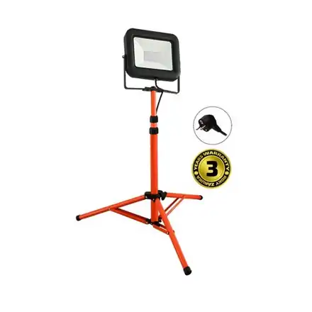 LED reflektor SOLIGHT WM-100W-FVL so stojanom, 100W 9200lm