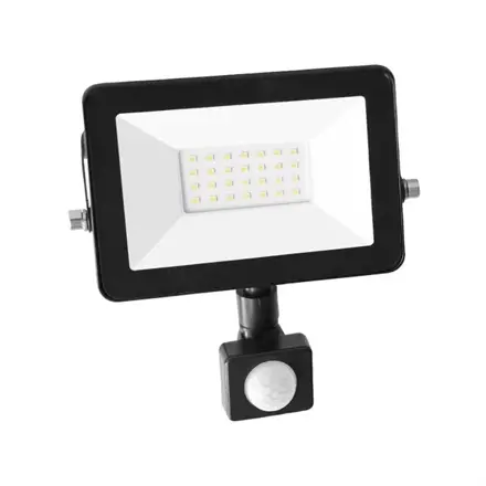 LED reflektor GETI GLF20P 20W s PIR čidlom