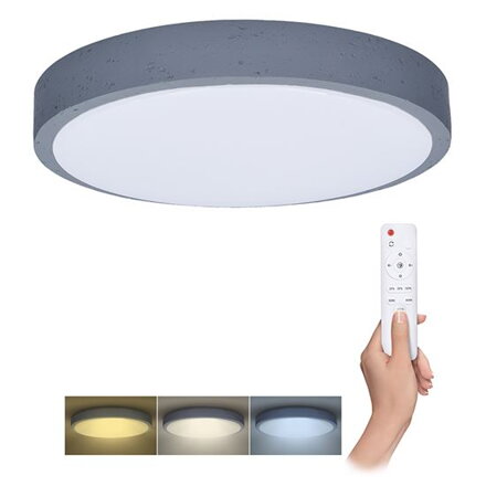LED stropné svietidlo SOLIGHT WO8002 60W 49cm Grey, stmievateľné