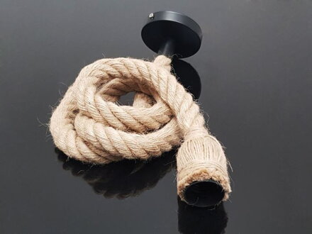 Dekoratívne lano s objímkou E27 1,5m