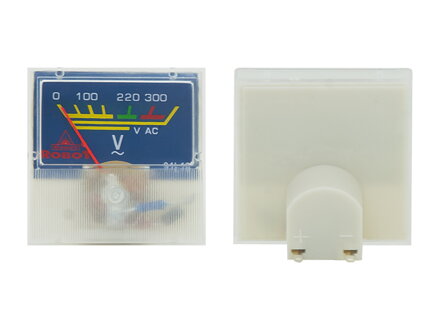 Voltmeter analógový mini 300V AC