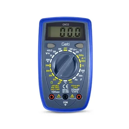 Multimeter GETI GM33B