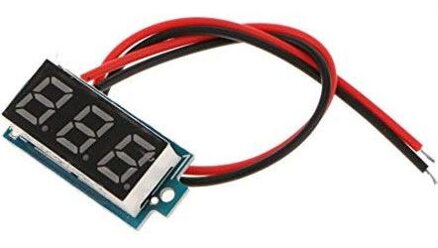 Digitálny panelový voltmeter LED 3-30V