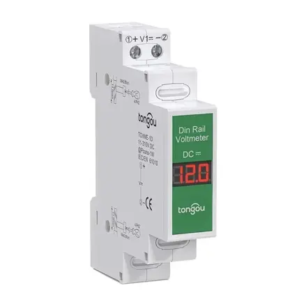 Voltmeter na DIN lištu 11-310VDC