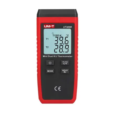 Digitálny teplomer UNI-T UT320D mini 2Ch