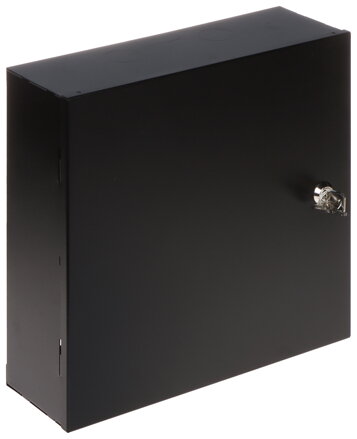 Montážna skriňa plechová 300x300x100mm, TPR-3, Čierna