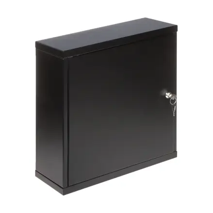 Montážna plechová skriňa 400x400x140mm TPR-4, Čierna