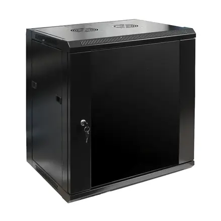 Rack skrinka 19" 12U 450mm závesná - demont