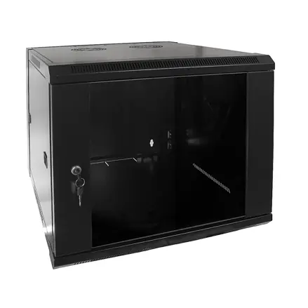 Rack skrinka 19" 9U 600mm závesná - demont