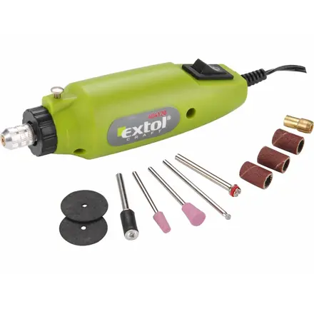 Mini vŕtačka so zdrojom 12V 12000ot/min Extol CRAFT 