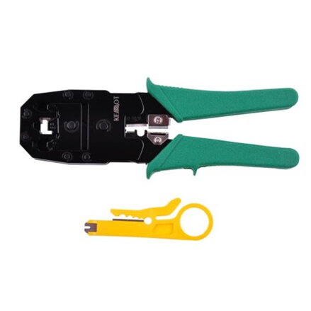 Krimpovacie kliešte RJ10/RJ11/RJ45 + odizolovacie kliešte