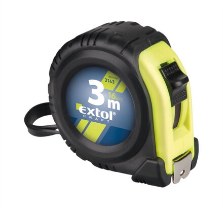 Zvinovací meter 3m 16mm Extol Craft