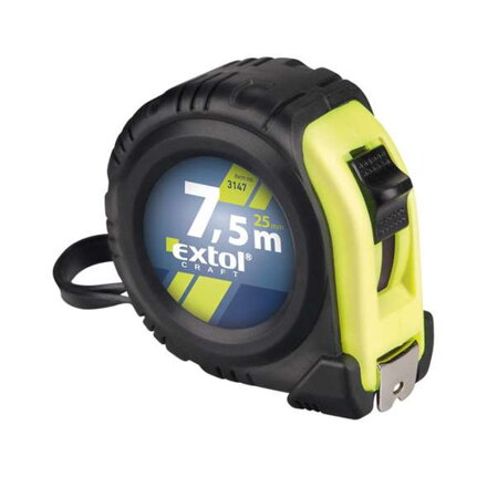 Zvinovací meter 7.5m 25mm Extol Craft