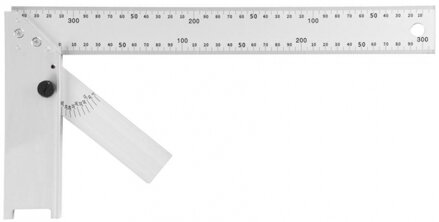 Hliníkový uholník s uhlomerom DY-5030, 350 mm