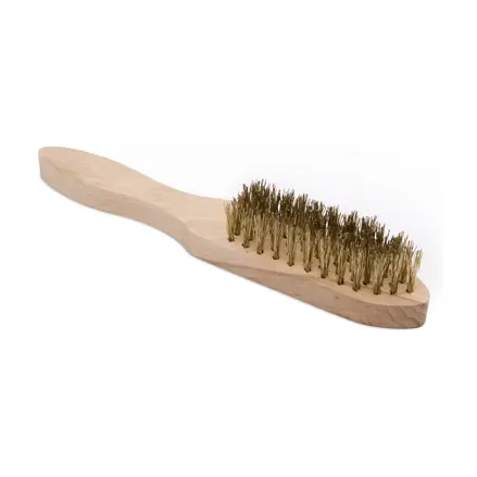 Drevená drôtená kefa 28cm