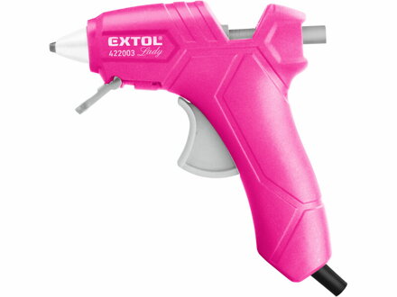 Pištoľ lepiaca tavná ružová, max. 70W, pr.7,2mm