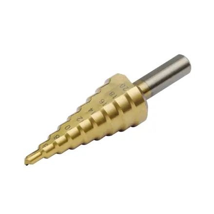 Stupňovitý vrták - stromček 4-20mm, stupňovanie 2mm x 9