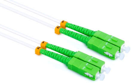 Optický patchcord SC-APC / SC-APC 1m 3mm, duplex, SM, G657A2