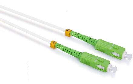 Optický patchcord SC-APC / SC-APC 1m 3mm, simplex, SM, G657A2