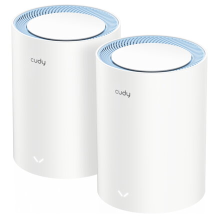 MESH systém WI-FI 6 M1200 2.4Ghz, 5Ghz,  574 Mbps + 2402 Mbps CUDY (2Pack)