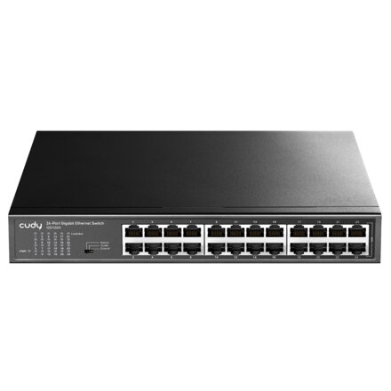 Switch CUDY GS1024 24-portový, 1000 Mbps, RACK 19"