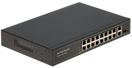 POE switch 16-port + SFP, RACK mount