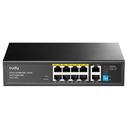 POE switch FS1010PG 8-portový CUDY