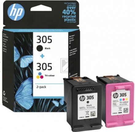 Cartridge HP 305 Multipack originál (Čierna+Trojfarebná)